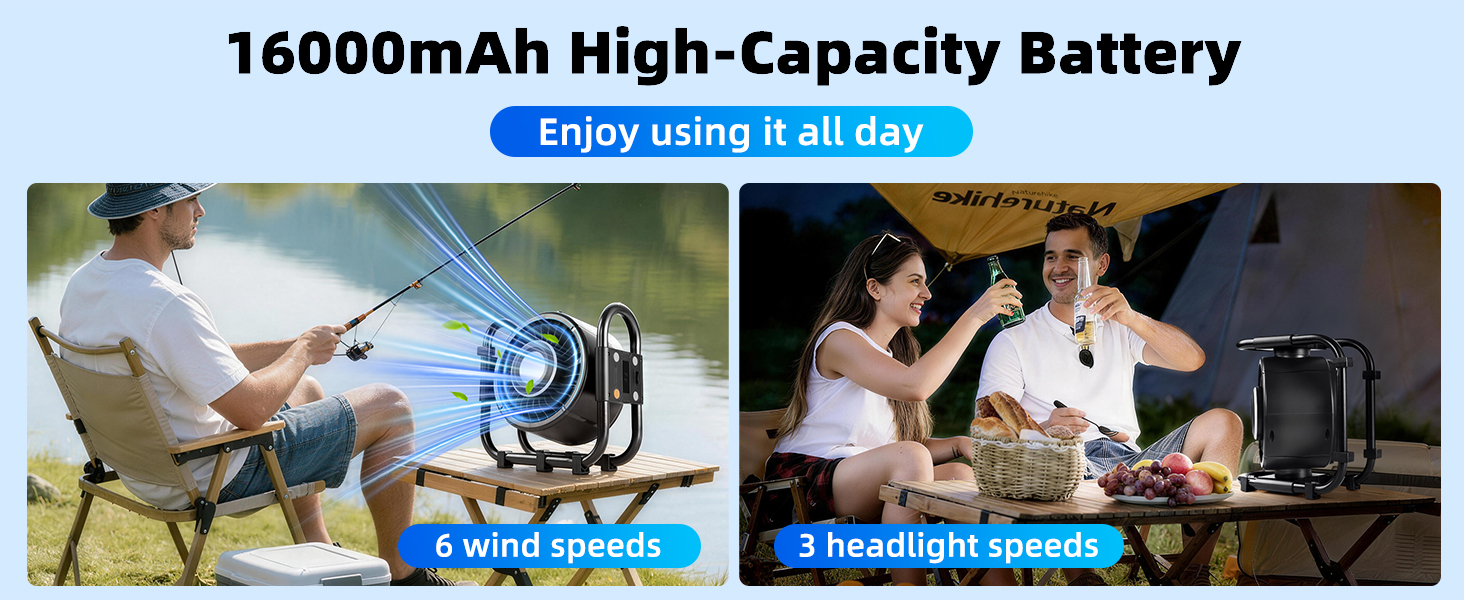Portable Outdoor Oscillating Fan