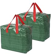 Sattiyrch 2-Pack Christmas Garland Bags Holiday Garland Storage Includes Card Slot Dual Zipper an...