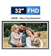 Arktronic Extra Large Digital Picture Frame 32 inch, 1920x1080 FHD IPS WiFi Digital Photo Frame w...
