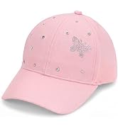PinkSheep Girls Baseball Cap,Cute Toddler Baseball Cap with Adjustable Velcro Strap Sun Hat for T...