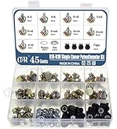 OCR 1K-1M ohm Potentiometer Kit, 45 Sets Single Linear Potentiometer with Knobs, Nuts and Washers...
