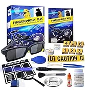 UNGLINGA Kids Spy Kit Detective Fingerprint Toys Gifts for 4 5 6 7 8 9 10 Years Old Boys Girls, S...