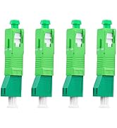 Duogalia SC/APC Male to LC/APC Single Mode Female 9/125um Hybrid Adapter Fiber Optic Connector FT...