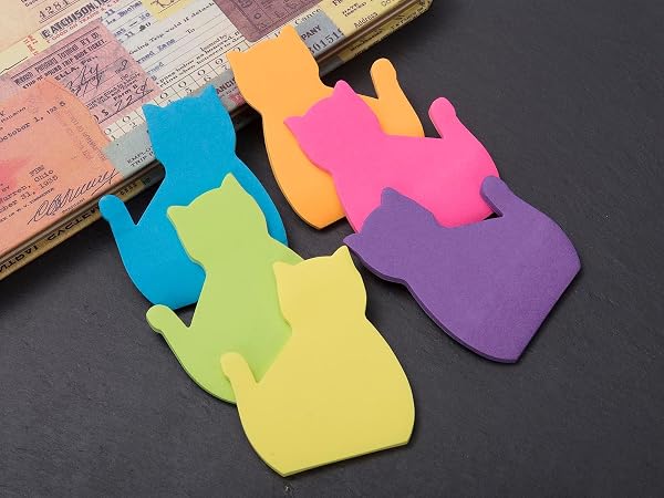 cute cat sticky notes