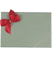 AIMUDI Red Stretch Loops with Pre Tied Bows 10" Red Elastic Gift Bows Premade Bows for Gift Wrapp...