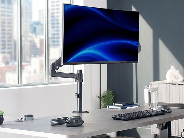Single Pneumatic Arm Mount