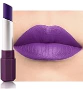 HHLTOH Grape Purple Matte Lipstick for Women - Pigmented Lip Crayon & Face Paint Stick for Everyd...