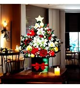 APOTODITO Christmas Tree Pop Up Christmas Cards with Lights and Music, Christmas Tree Bouquet, Po...