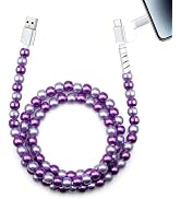Aolcev USB C Cable 2 in 1 Multi USB to USB C 66W Fast Charging Cable 3.3FT Beaded for iPhone Char...