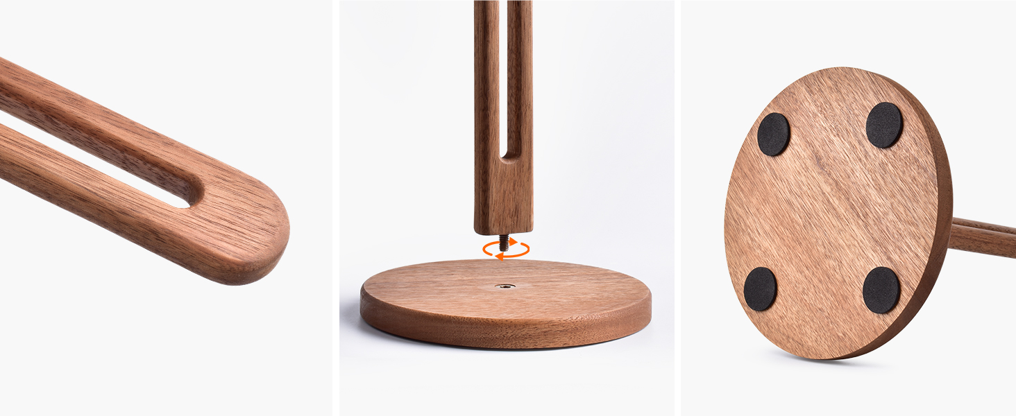 acacia wood paper towel holder