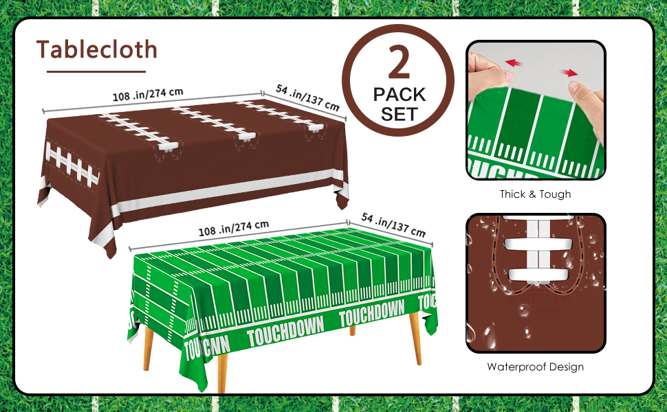 football party decorations