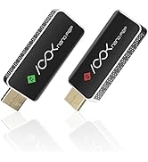 Ask Nano Wireless HDMI Transmitter & Receiver 1080p, Plug & Play Portable HDMI Wireless Extender/...