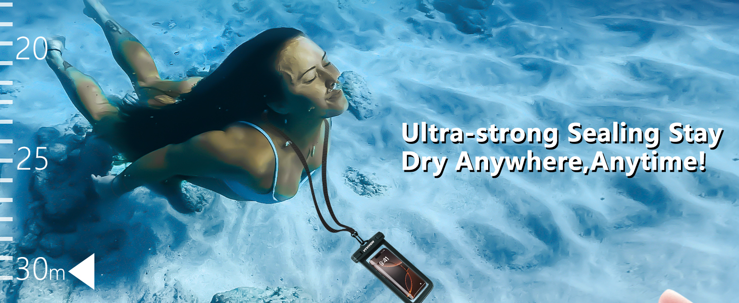 Waterproof phone pouch