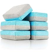The Rag Company - Ultra No Soak Coating Applicator - Ultra Blue and Ice Grey - 6 Pack - 3 Inch by...