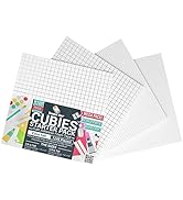 Bearly Art CUBIES The Polar Collection - Acid Free Adhesive Foam Tape for DIY Arts and Crafts - D...