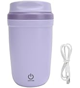 Self Stirring Coffee Mug, 12 oz/350ml Electric Mixing Cup Rechargeable Milk Travel Cup Stainless ...