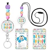 Be Kind Teacher Lanyards for Id Badges and Keys, Rainbow Breakaway Lanyard, Lanyards for Id Badge...