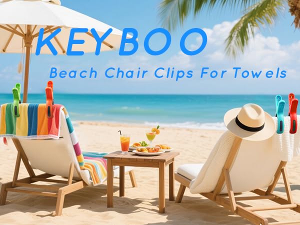 beach towel clips