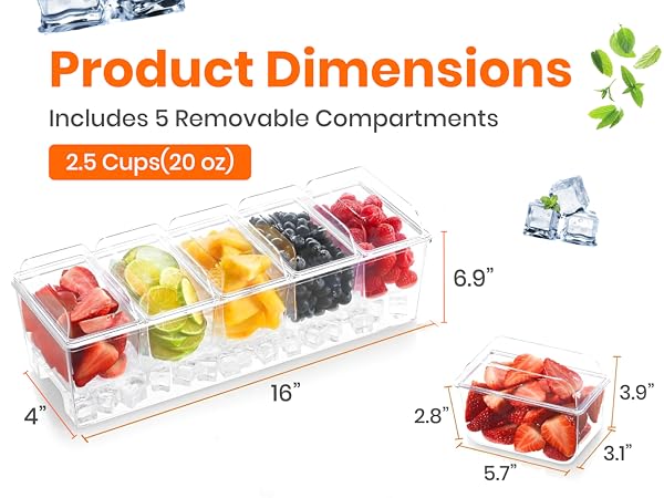 condiment server caddy