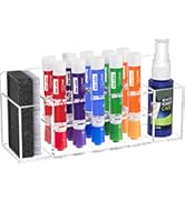 HBlife Acrylic Magnetic Dry Erase Marker Holder