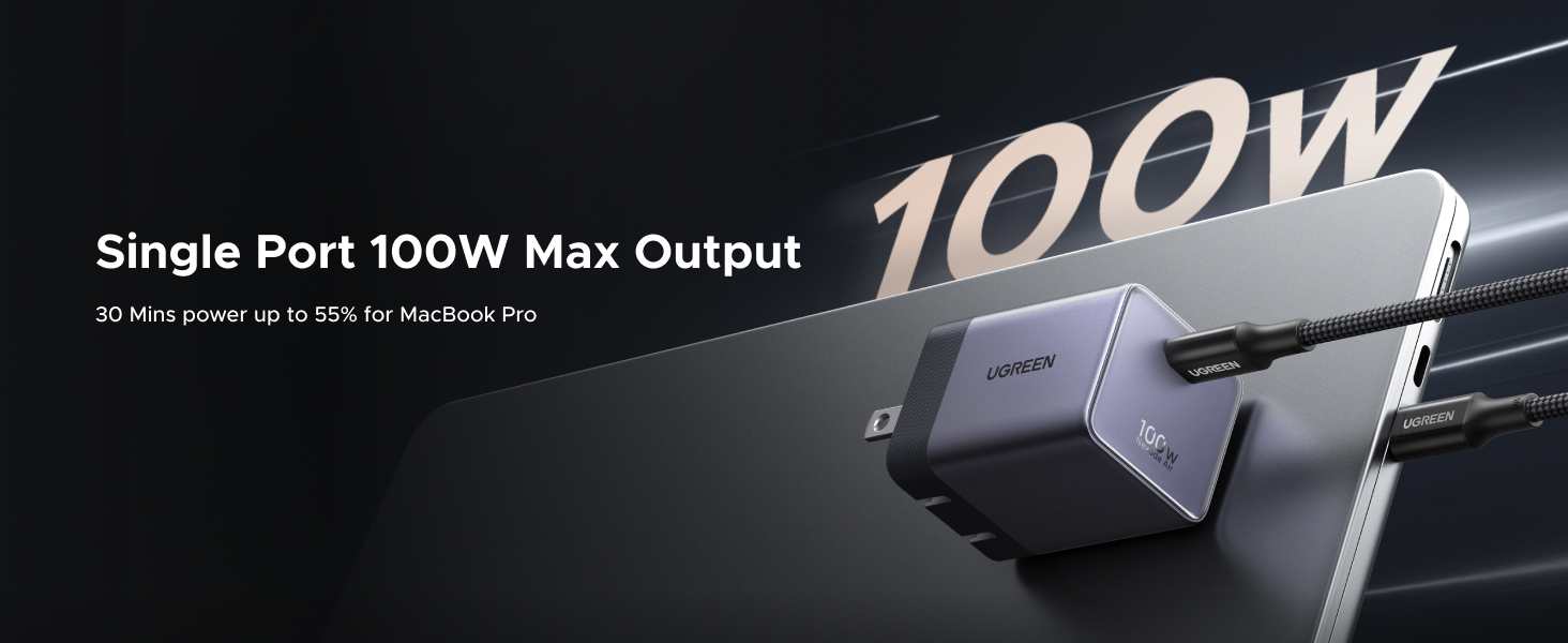 UGREEN NEXODE AIR 100w USB C CHARGER BLOCK