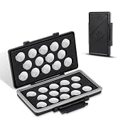 CR1632 CR1620 CR1616 Battery Storage Case,Moisture-proof Button Coin Cell Battery Holder Organize...