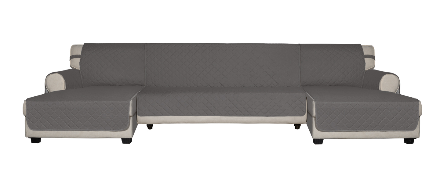 U shape couch cover