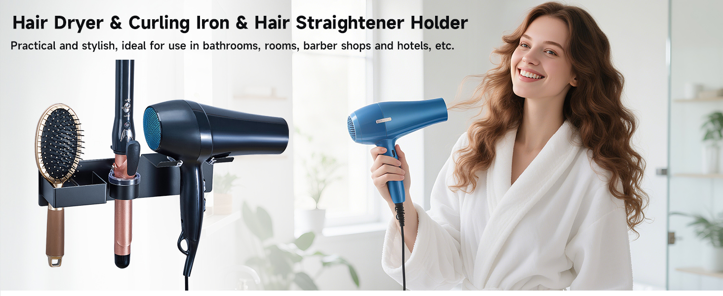 blow dryer holder