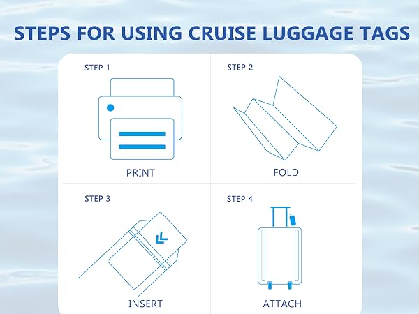 the use of cruise luggage tags
