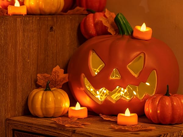 halloween tea lights