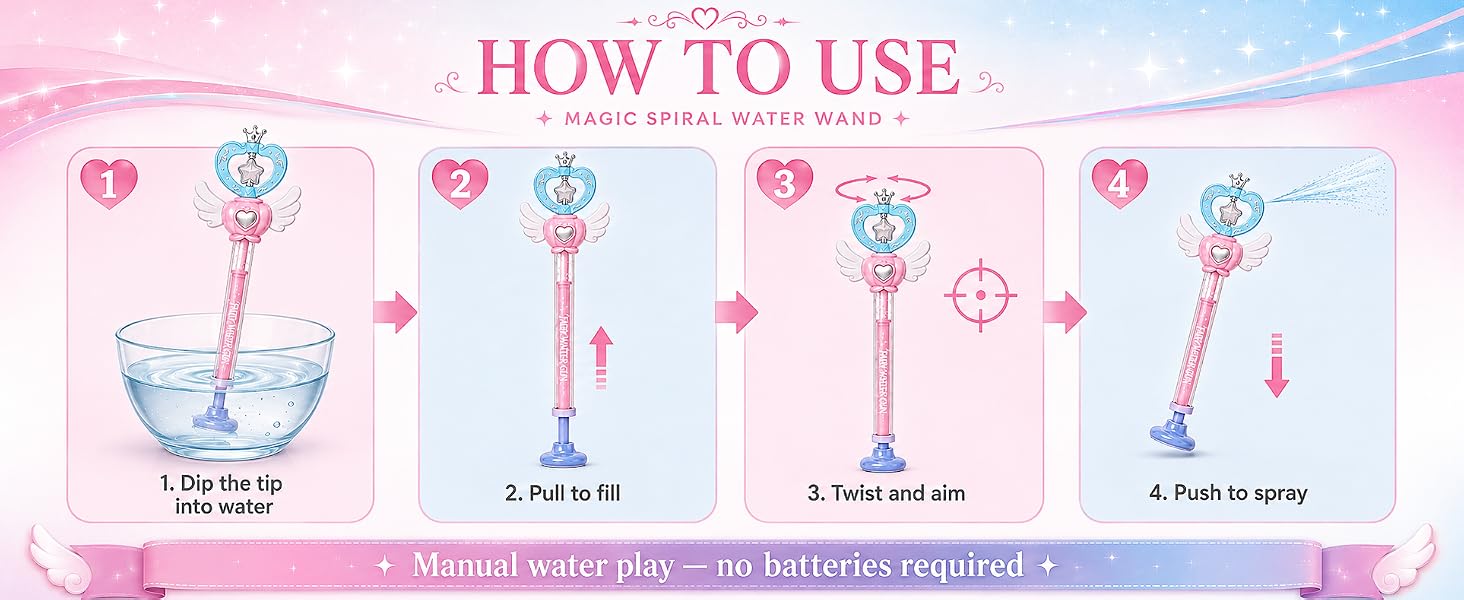 Magic Spiral Water Wand