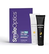 SmileOptics Day-Night Dynamic Duo Paste Pack - Whitening Toothpaste & Teeth Whitening Kit, Fluori...