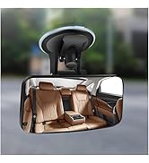 Baby Car Mirror,HD&Wide Angle Suction Cup Baby Mirrory with 360° Adjustable,Universal Car Seat Mi...