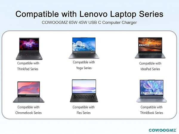 65W USB C Laptop Charger