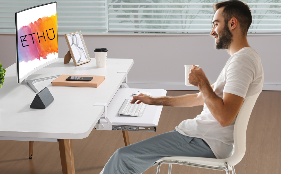 slide keyboard tray