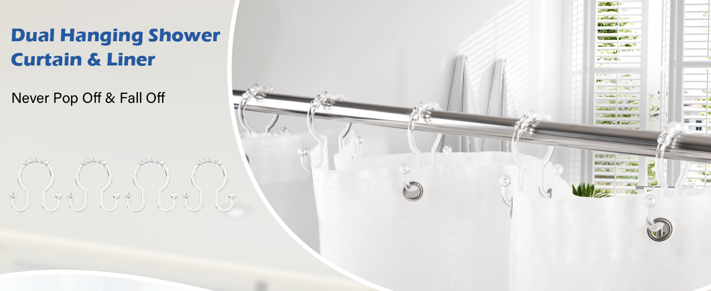 shower curtain hooks