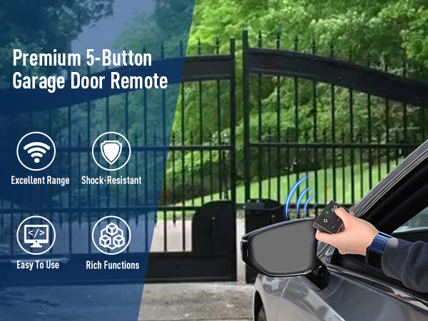 Garage door remote