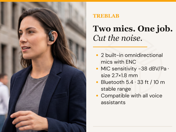 Two mics. One job. Cut the noise.