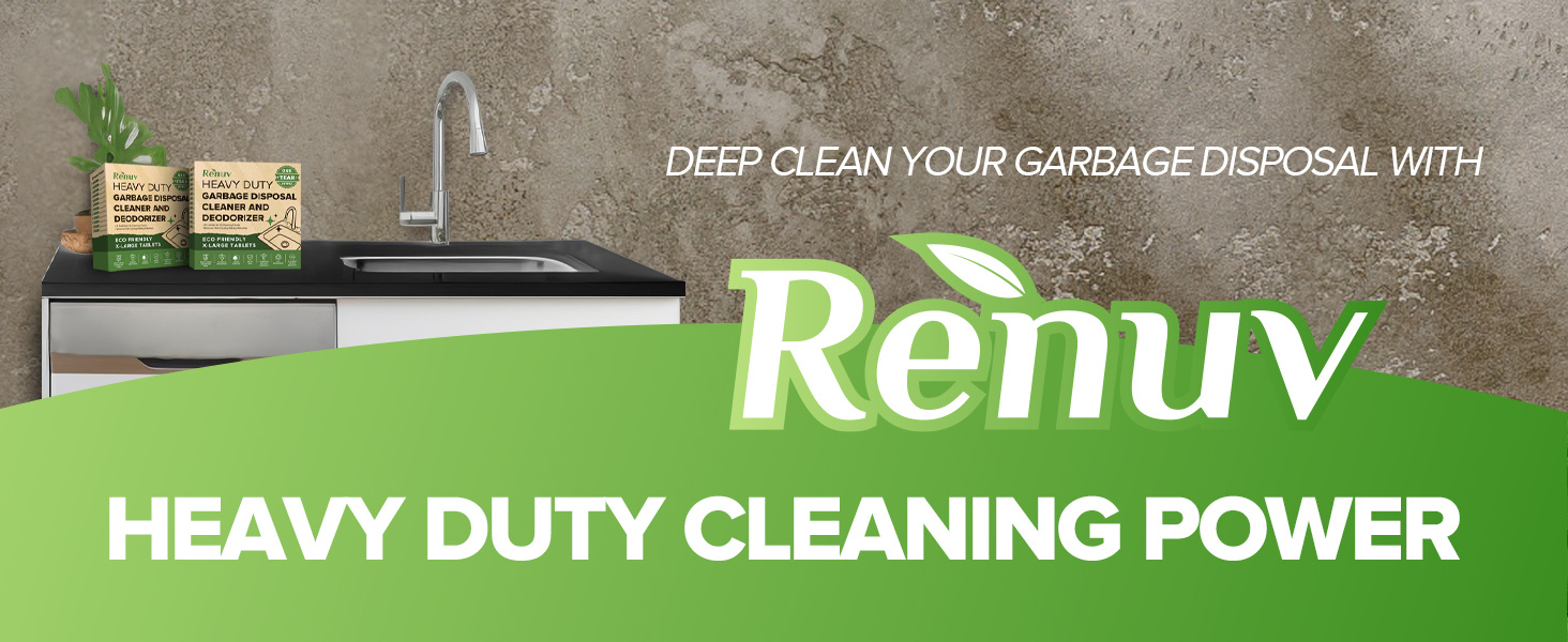 Renuv Garbage Disposal Cleaner 12 months supply