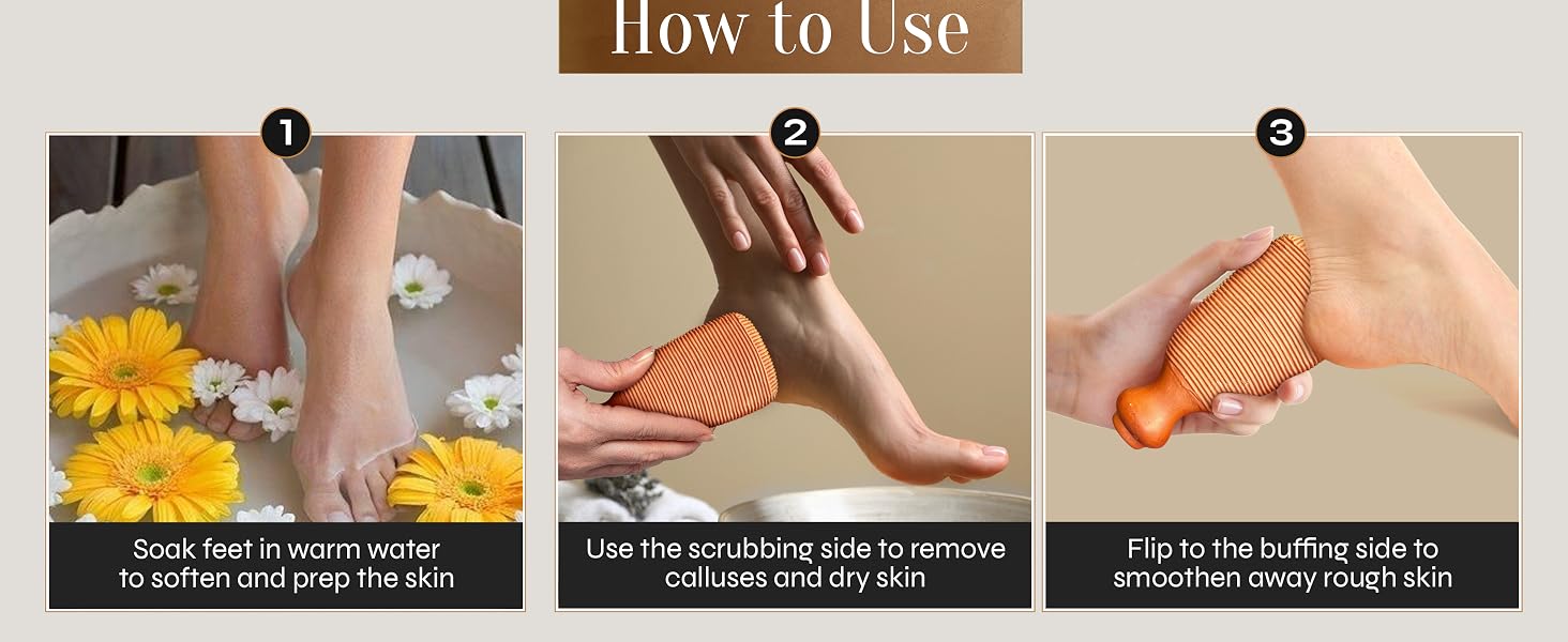 Facón Pumice Stone Exfoliating Foot Scrubber