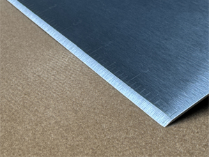 beveled sharp edge