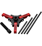 ARES 71002 - Harmonic Balancer Puller Set - Remove Damper Pulleys in Tight Engine Compartments Wi...