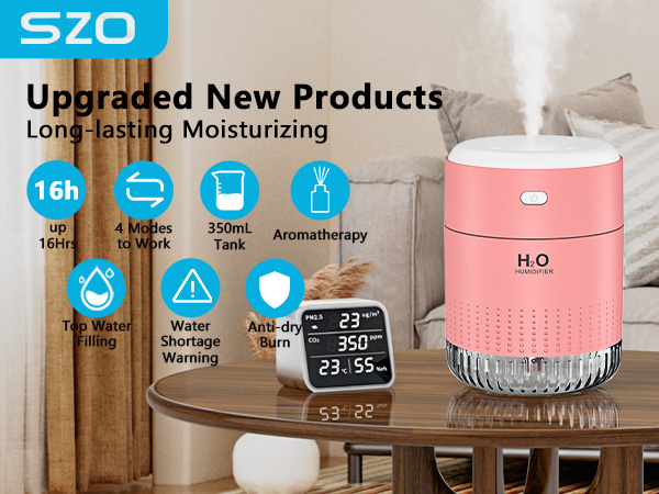 Colorful Humidifier Pink