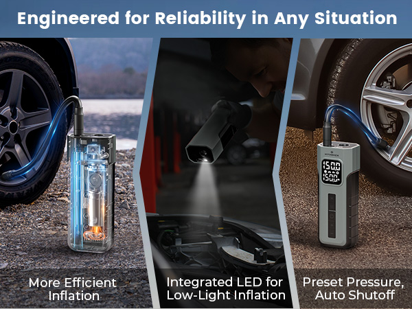 Tire Inflator Portable Air Compressor