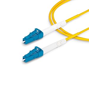 LC to LC (UPC) OS2 Single Mode Simplex Fiber Optic Cable, 9/125µm, 40G/100G, Bend Insensitive