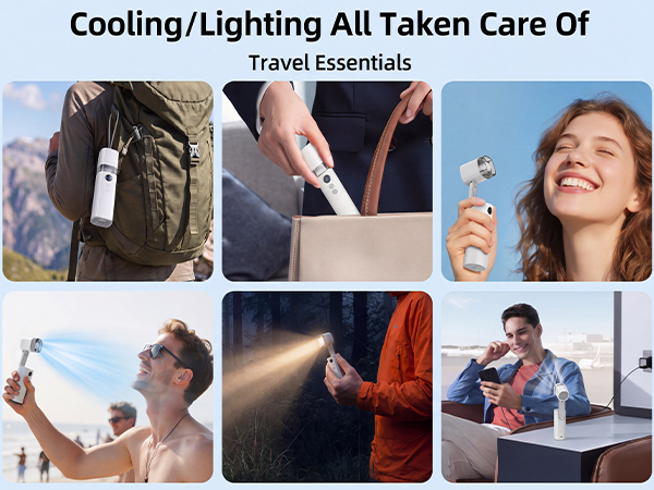 Portable mini handheld fan