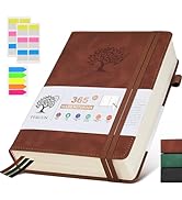 A5 Lined Journal Notebook - 365 Page Leather Journals for Writing Women & Men,Hardcover Notebook ...