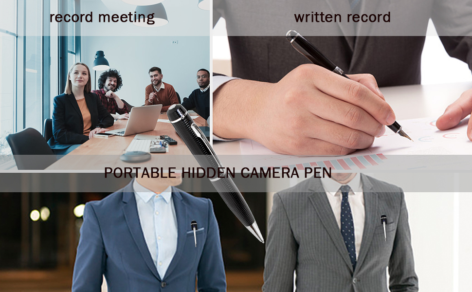 portable pen camera with hidden lens