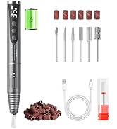Makartt Cordless Nail Drill for Beginners: 35000RPM Portable E-File, Black | Lightweight Pen Desi...