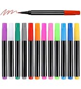 12-Color Neon Paint Markers for LED Note Board with Colors, Fluorescent Ink Design, Erasable Mark...